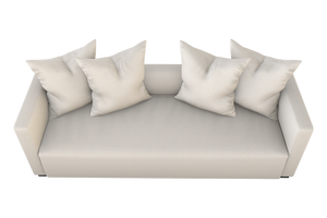 Moss Home Stinson Sofa - Elegant Tuxedo Design For Modern Living Rooms With Timeless Style And Comfort Ivory 100% Polyester Stin-sof-96-stuivo