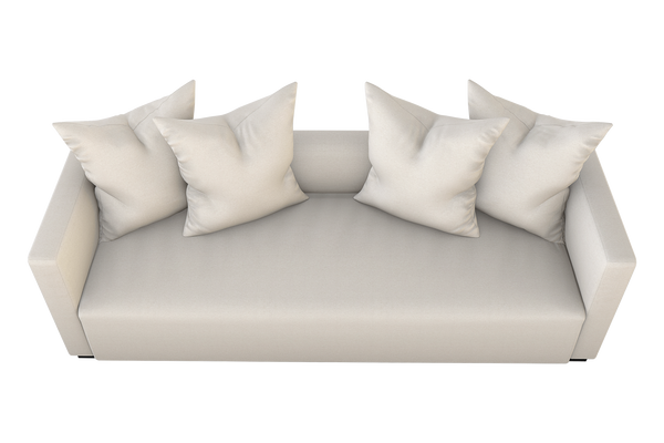 Moss Home Stinson Sofa - Elegant Tuxedo Design For Modern Living Rooms With Timeless Style And Comfort Ivory 100% Polyester Stin-sof-96-stuivo