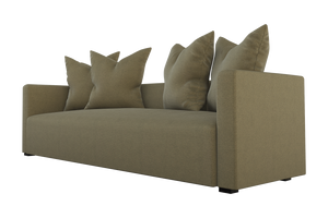 Moss Home Stinson Sofa - Elegant Tuxedo Design For Modern Living Rooms With Timeless Style And Comfort Moss 100% Polyester Stin-sof-96-stumos