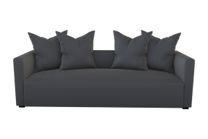 Moss Home Stinson Sofa - Elegant Tuxedo Design For Modern Living Rooms With Timeless Style And Comfort Slate 100% Polyester Stin-sof-96-stusla