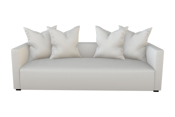 Moss Home Stinson Sofa - Elegant Tuxedo Design For Modern Living Rooms With Timeless Style And Comfort Snow 100% Polyester Stin-sof-96-stusno