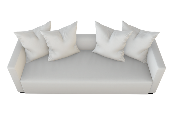 Moss Home Stinson Sofa - Elegant Tuxedo Design For Modern Living Rooms With Timeless Style And Comfort Snow 100% Polyester Stin-sof-96-stusno