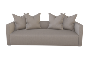 Moss Home Stinson Sofa - Elegant Tuxedo Design For Modern Living Rooms With Timeless Style And Comfort Stone 100% Polyester Stin-sof-96-stusto