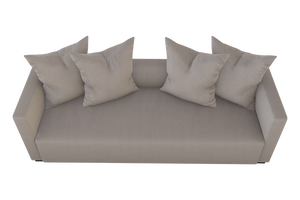 Moss Home Stinson Sofa - Elegant Tuxedo Design For Modern Living Rooms With Timeless Style And Comfort Stone 100% Polyester Stin-sof-96-stusto