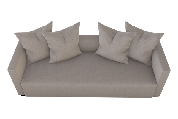 Moss Home Stinson Sofa - Elegant Tuxedo Design For Modern Living Rooms With Timeless Style And Comfort Stone 100% Polyester Stin-sof-96-stusto