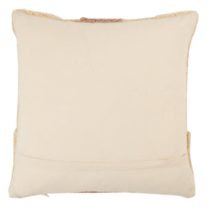 Jaipur Living Vibe by Jaipur Living Tribal Wool Blend Pillow Cover Earthy Tones Textural Weave PLC102402
