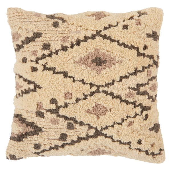 Jaipur Living Vibe by Jaipur Living Sidda Wool Blend Tribal Throw Pillow for Boho Rooms Down PLW103648