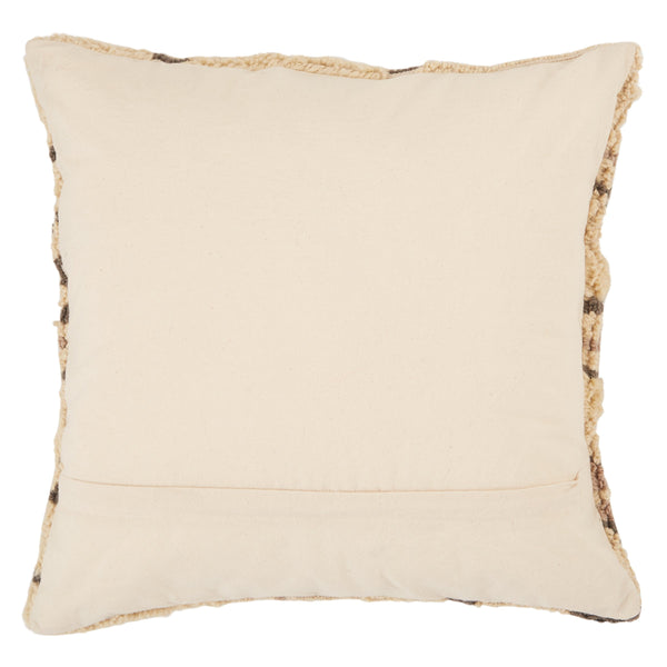 Jaipur Living Vibe by Jaipur Living Wool Blend Tribal Throw Pillow Cover for Boho Rooms PLC102403
