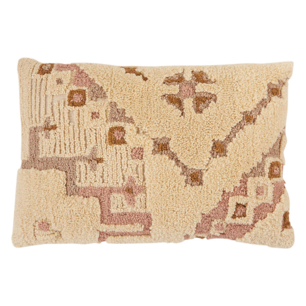 Jaipur Living Vibe by Jaipur Living Kezia Wool Lumbar Pillow Tribal Woven Texture for Sofas Down PLW103649