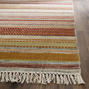 Stk311 Hand Woven 80% Wool and Cotton Area Rug - Luxurious Softness, Crafted in India for Your Home