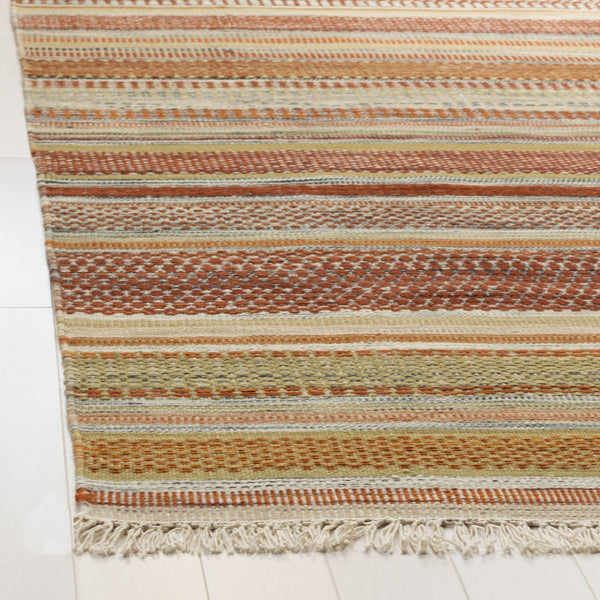 Stk311 Hand Woven 80% Wool and Cotton Area Rug - Luxurious Softness, Crafted in India for Your Home