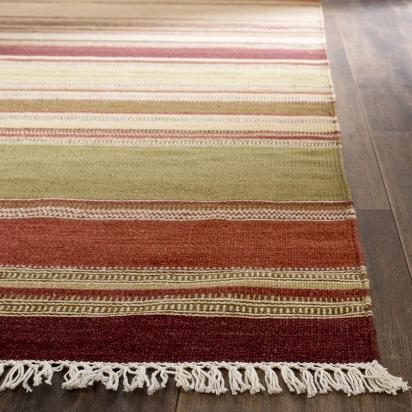 Stk313 Hand Woven Area Rug - Luxurious 80% Wool & 20% Cotton from India for Stylish Interiors
