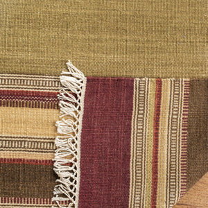 Stk313 Hand Woven Area Rug - Luxurious 80% Wool & 20% Cotton from India for Stylish Interiors
