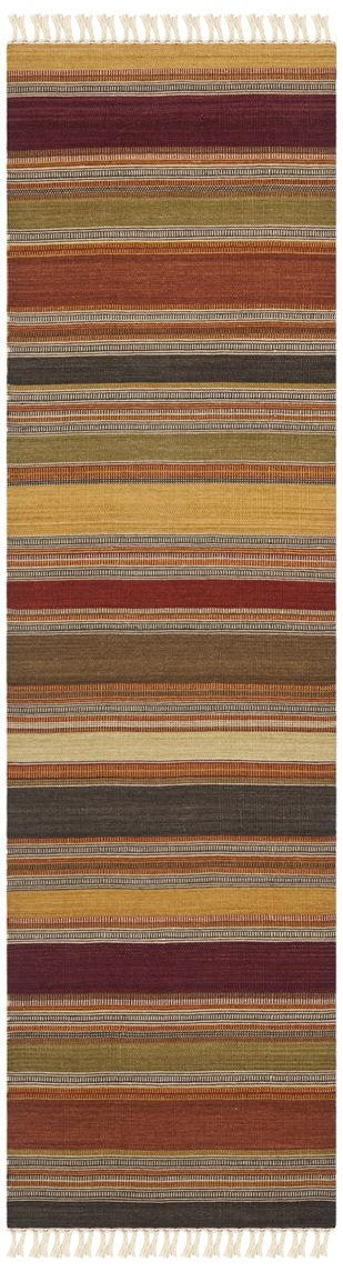 Stk315 Luxurious Hand Woven Wool and Cotton Rug from India - Perfect for Cozy Home Décor