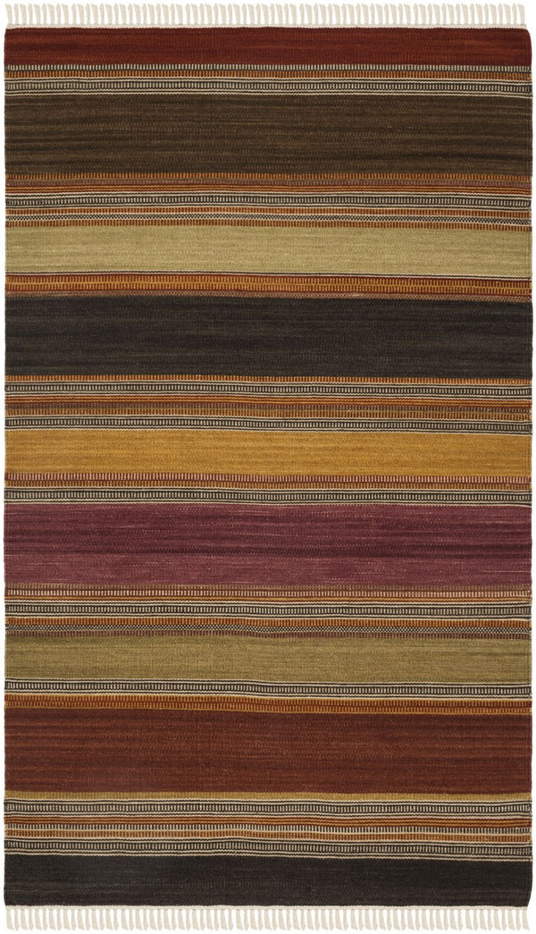 Stk315 Luxurious Hand Woven Wool and Cotton Rug from India - Perfect for Cozy Home Décor