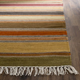 Stk315 Hand Woven 80% Wool and 20% Cotton Rug