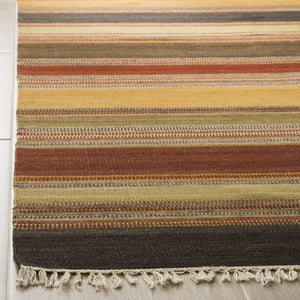 Stk315 Luxurious Hand Woven Wool and Cotton Rug from India - Perfect for Cozy Home Décor