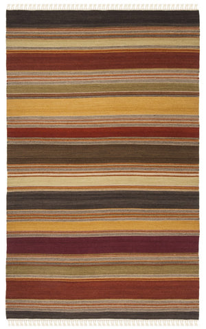 Stk315 Luxurious Hand Woven Wool and Cotton Rug from India - Perfect for Cozy Home Décor