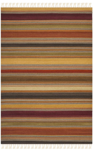 Stk315 Luxurious Hand Woven Wool and Cotton Rug from India - Perfect for Cozy Home Décor