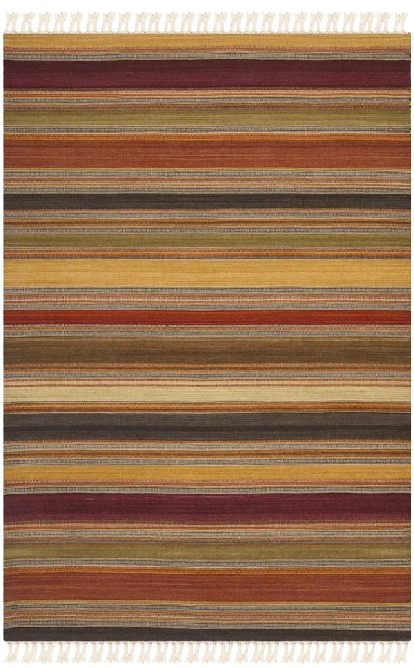 Stk315 Luxurious Hand Woven Wool and Cotton Rug from India - Perfect for Cozy Home Décor
