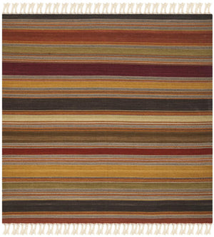 Stk315 Luxurious Hand Woven Wool and Cotton Rug from India - Perfect for Cozy Home Décor