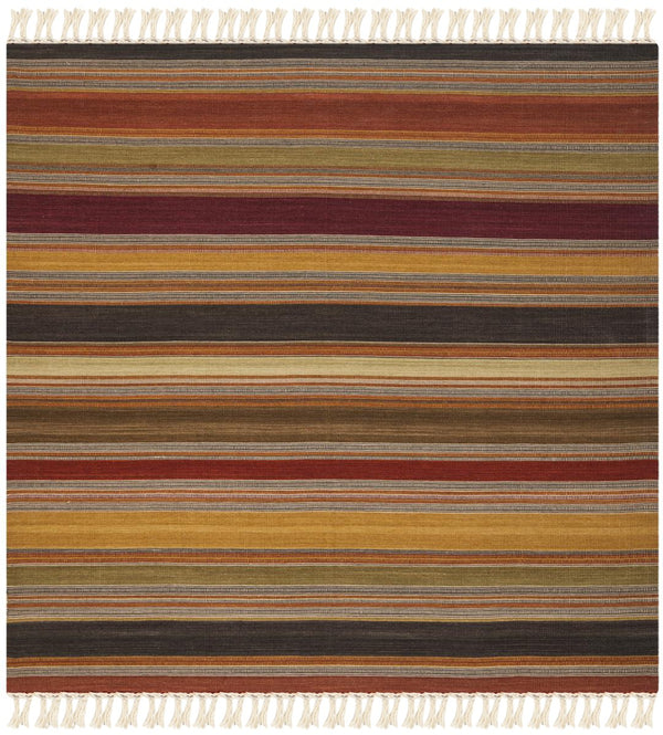 Stk315 Luxurious Hand Woven Wool and Cotton Rug from India - Perfect for Cozy Home Décor