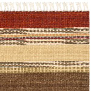 Stk317 Hand Woven Rug - Luxurious 80% Wool and 20% Cotton from India for Elegant Home Décor