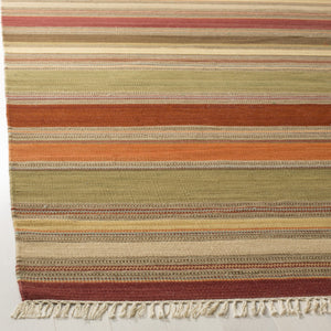 Stk317 Hand Woven Rug - Luxurious 80% Wool and 20% Cotton from India for Elegant Home Décor