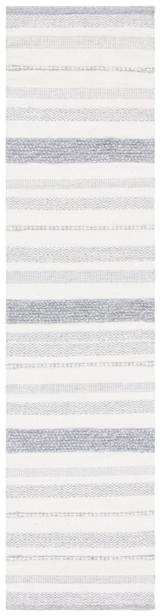 Striped Hand Woven Cotton Contemporary Rug - Chic Design for Modern Homes, Ideal for Any Space