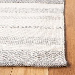 Striped Hand Woven Cotton Contemporary Rug - Chic Design for Modern Homes, Ideal for Any Space