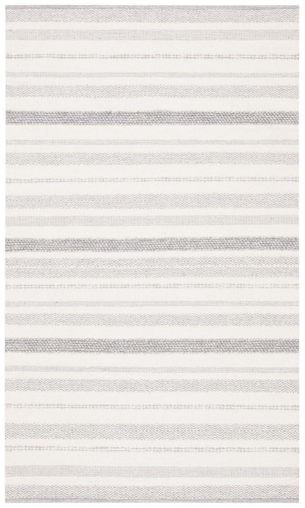 Striped Hand Woven Cotton Contemporary Rug - Chic Design for Modern Homes, Ideal for Any Space