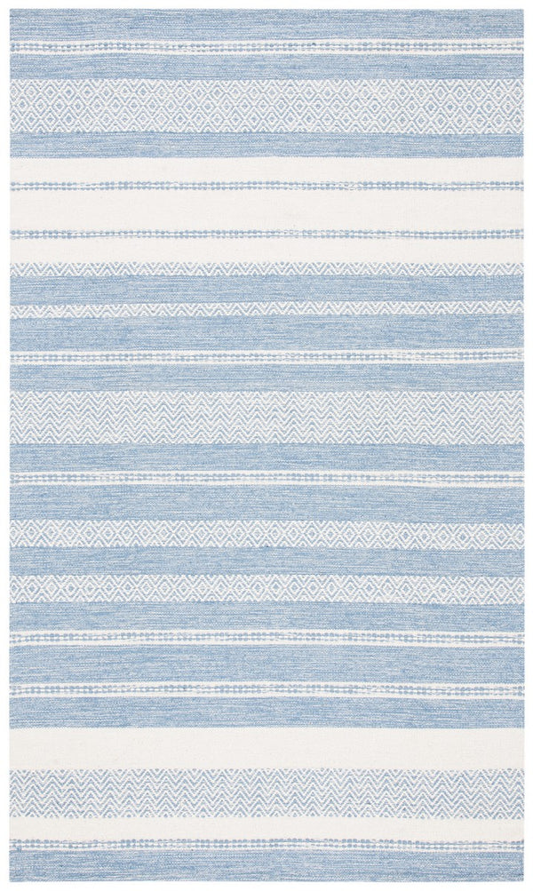Striped Kilim 503 Hand Woven Cotton Rug - Contemporary Design, Durable, Elegant for Any Space
