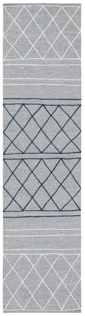 Striped Kilim 507 Hand Woven Cotton & Wool Rug - Stylish Contemporary Design for Any Space