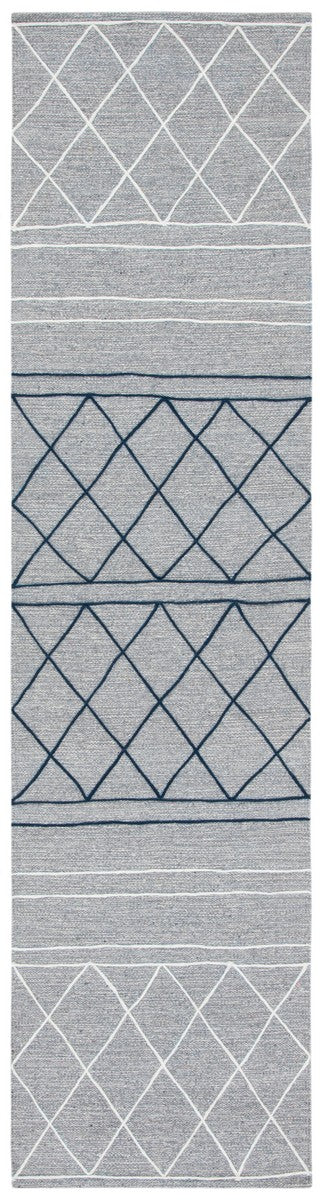 Striped Kilim 507 Hand Woven Cotton & Wool Rug - Stylish Contemporary Design for Any Space
