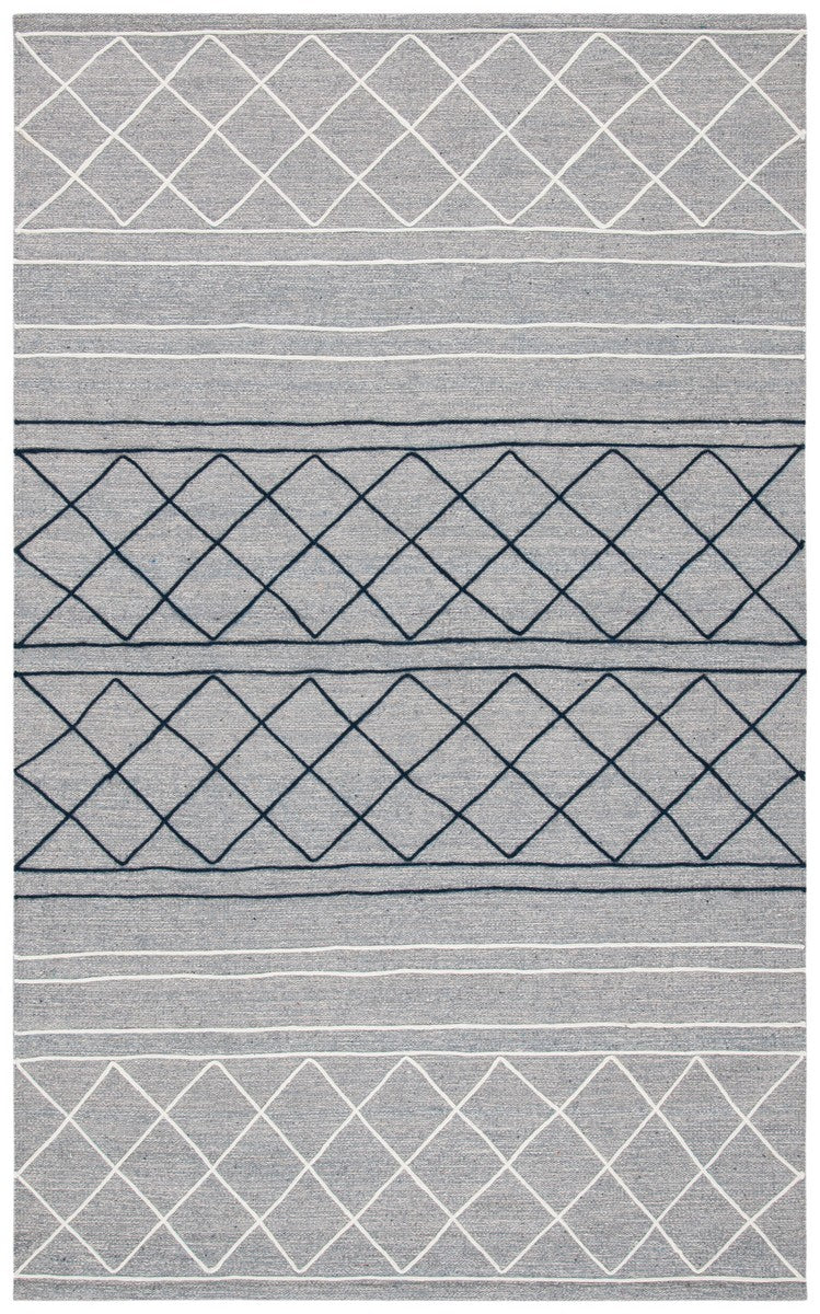 Safavieh Striped Kilim 507 Hand Woven 90% Cotton and 10% Wool Contemporary Rug STK507G-29