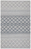 Striped Kilim 507 Hand Woven 90% Cotton and 10% Wool Contemporary Rug