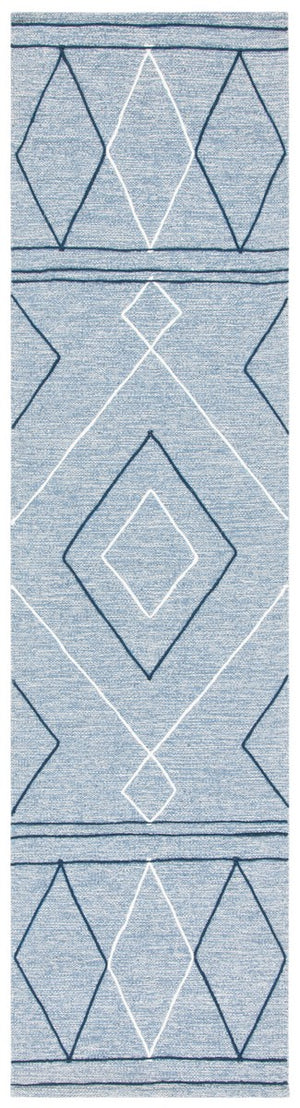 Striped Hand Woven Contemporary Rug - 90% Cotton & 10% Wool, Elegant Design for Modern Homes
