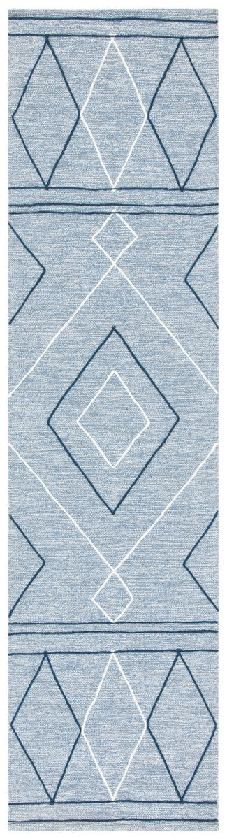 Striped Hand Woven Contemporary Rug - 90% Cotton & 10% Wool, Elegant Design for Modern Homes