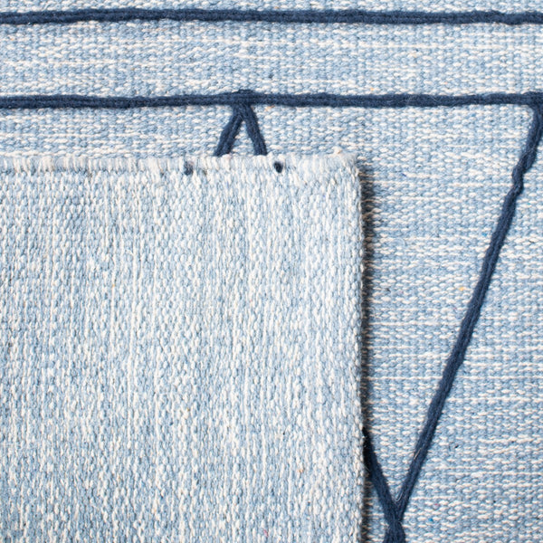 Striped Hand Woven Contemporary Rug - 90% Cotton & 10% Wool, Elegant Design for Modern Homes