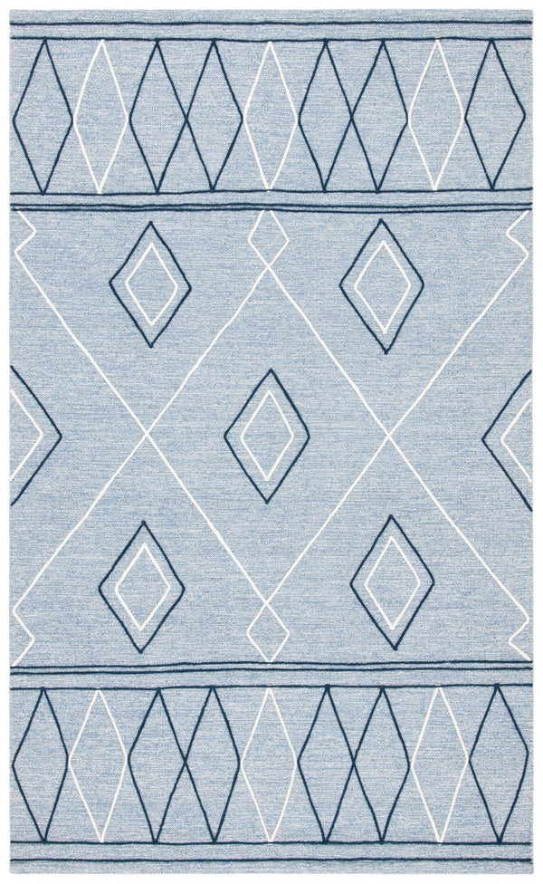 Striped Hand Woven Contemporary Rug - 90% Cotton & 10% Wool, Elegant Design for Modern Homes