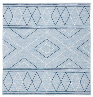 Striped Hand Woven Contemporary Rug - 90% Cotton & 10% Wool, Elegant Design for Modern Homes