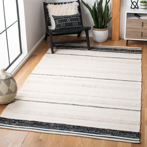 Striped Kilim 512 Hand Woven Cotton Rug - Artisan Crafted, Contemporary Design for Stunning Spaces