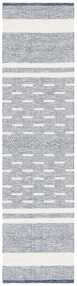 Striped Kilim 515 Hand Woven Cotton Rug - Stylish Contemporary Design for Elegant Home Décor