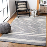 Striped Kilim 515 Hand Woven Cotton Contemporary Rug