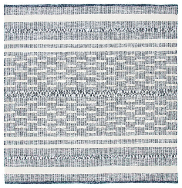 Striped Kilim 515 Hand Woven Cotton Rug - Stylish Contemporary Design for Elegant Home Décor