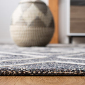 Striped Kilim Hand Woven Rug - 90% Cotton and 10% Wool, Contemporary Home Decor from India