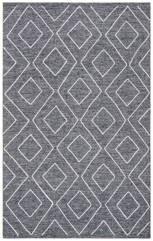 Striped Kilim Hand Woven Rug - 90% Cotton and 10% Wool, Contemporary Home Decor from India