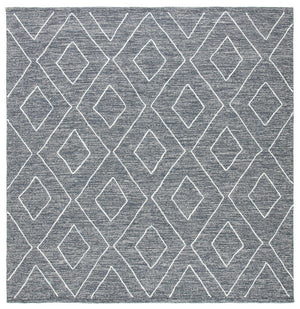 Striped Kilim Hand Woven Rug - 90% Cotton and 10% Wool, Contemporary Home Decor from India