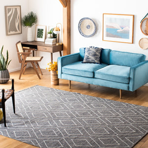 Striped Kilim Hand Woven Rug - 90% Cotton and 10% Wool, Contemporary Home Decor from India