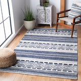 Striped Kilim 522 Hand Woven 90% Cotton and 10% Wool Contemporary Rug